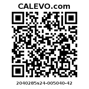 Calevo.com Preisschild 2040285s24-005040-42
