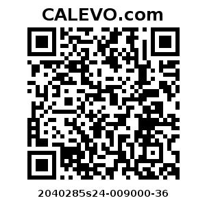 Calevo.com Preisschild 2040285s24-009000-36