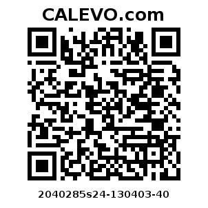 Calevo.com Preisschild 2040285s24-130403-40