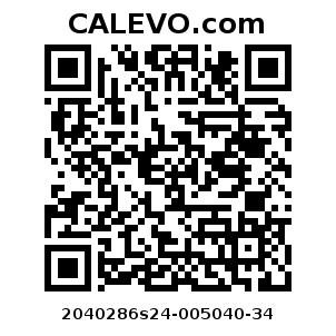 Calevo.com Preisschild 2040286s24-005040-34