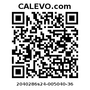 Calevo.com Preisschild 2040286s24-005040-36