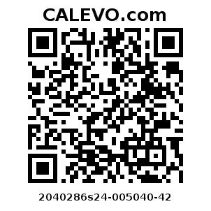 Calevo.com Preisschild 2040286s24-005040-42