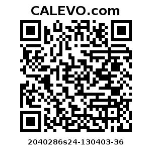 Calevo.com Preisschild 2040286s24-130403-36