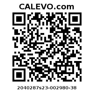 Calevo.com Preisschild 2040287s23-002980-38