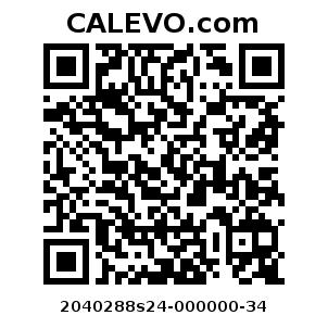 Calevo.com Preisschild 2040288s24-000000-34
