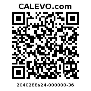 Calevo.com Preisschild 2040288s24-000000-36