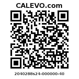 Calevo.com Preisschild 2040288s24-000000-40