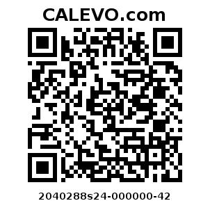Calevo.com Preisschild 2040288s24-000000-42