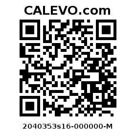 Calevo.com Preisschild 2040353s16-000000-M