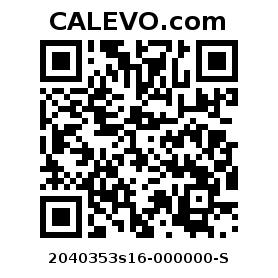 Calevo.com Preisschild 2040353s16-000000-S