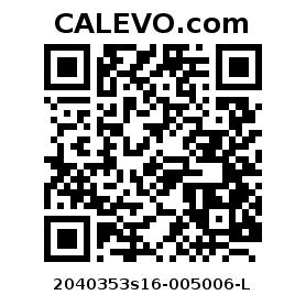 Calevo.com Preisschild 2040353s16-005006-L