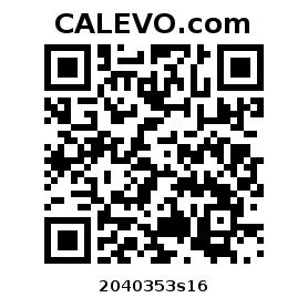 Calevo.com Preisschild 2040353s16