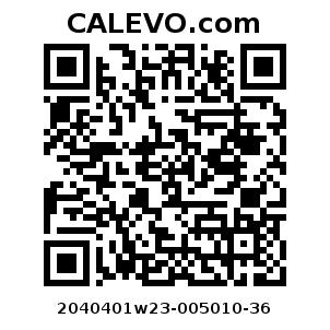 Calevo.com Preisschild 2040401w23-005010-36