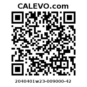 Calevo.com Preisschild 2040401w23-009000-42