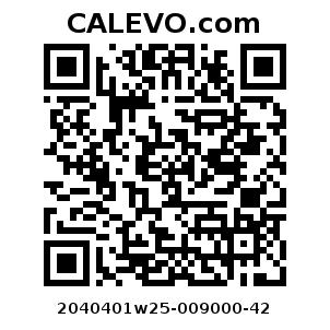 Calevo.com Preisschild 2040401w25-009000-42