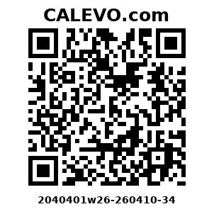 Calevo.com Preisschild 2040401w26-260410-34