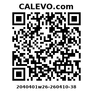 Calevo.com Preisschild 2040401w26-260410-38