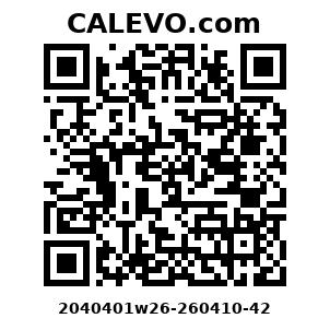Calevo.com Preisschild 2040401w26-260410-42