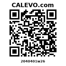 Calevo.com Preisschild 2040401w26