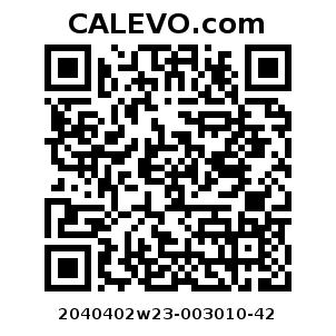 Calevo.com Preisschild 2040402w23-003010-42
