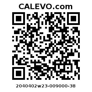 Calevo.com pricetag 2040402w23-009000-38