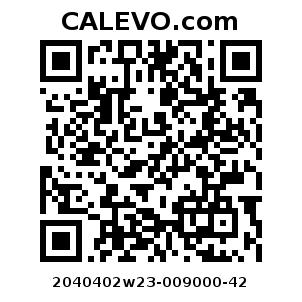 Calevo.com Preisschild 2040402w23-009000-42