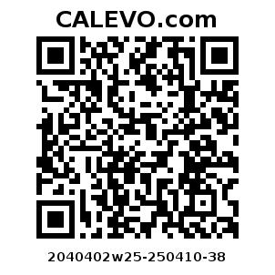 Calevo.com Preisschild 2040402w25-250410-38
