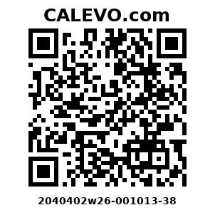 Calevo.com Preisschild 2040402w26-001013-38