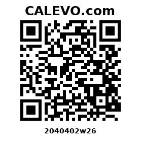 Calevo.com pricetag 2040402w26