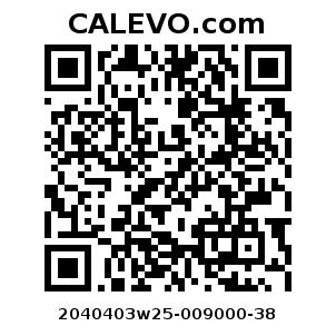 Calevo.com Preisschild 2040403w25-009000-38