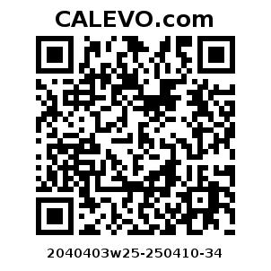 Calevo.com Preisschild 2040403w25-250410-34