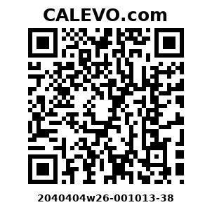 Calevo.com Preisschild 2040404w26-001013-38