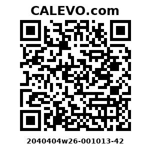 Calevo.com Preisschild 2040404w26-001013-42