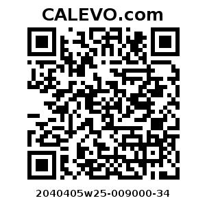 Calevo.com Preisschild 2040405w25-009000-34