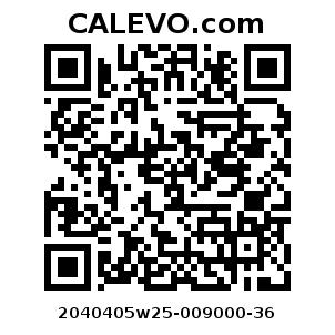 Calevo.com Preisschild 2040405w25-009000-36