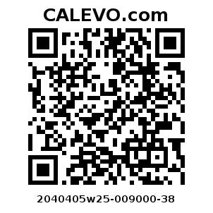 Calevo.com Preisschild 2040405w25-009000-38