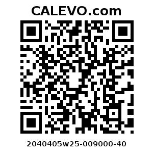 Calevo.com Preisschild 2040405w25-009000-40
