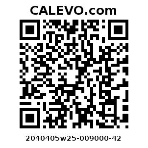 Calevo.com Preisschild 2040405w25-009000-42