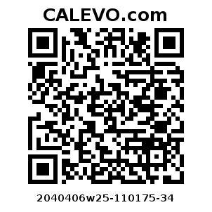 Calevo.com Preisschild 2040406w25-110175-34