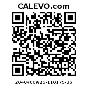 Calevo.com Preisschild 2040406w25-110175-36