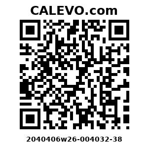 Calevo.com Preisschild 2040406w26-004032-38