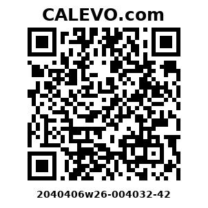 Calevo.com Preisschild 2040406w26-004032-42