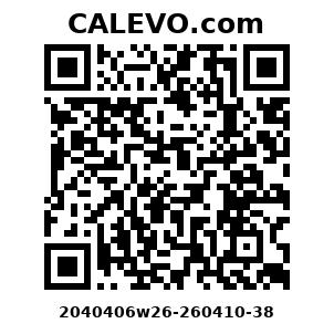 Calevo.com Preisschild 2040406w26-260410-38