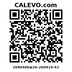 Calevo.com Preisschild 2040406w26-260410-42
