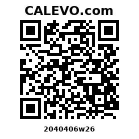 Calevo.com pricetag 2040406w26