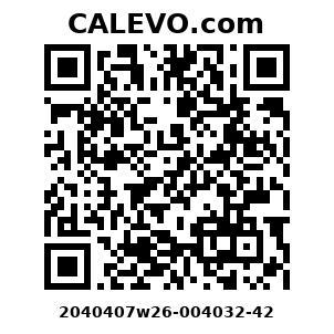 Calevo.com Preisschild 2040407w26-004032-42