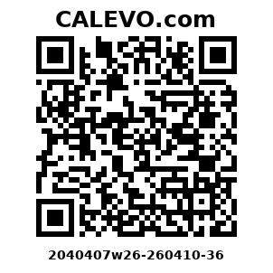 Calevo.com Preisschild 2040407w26-260410-36