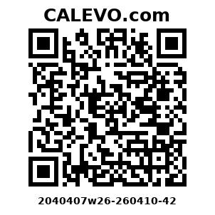 Calevo.com Preisschild 2040407w26-260410-42