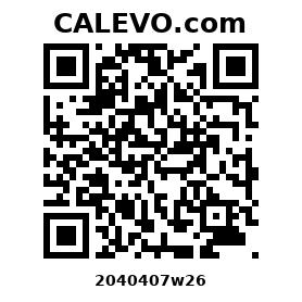 Calevo.com pricetag 2040407w26