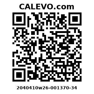 Calevo.com Preisschild 2040410w26-001370-34